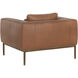Burr Behike Saddle Leather Armchair